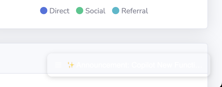 Minimized pill rail showing the stashed Experience title at the bottom of the screen